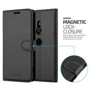 Cadorabo  Housse compatible avec Sony Xperia XZ2 - Coque de protection avec fermeture magnétique, fonction de support et compartiment pour carte 