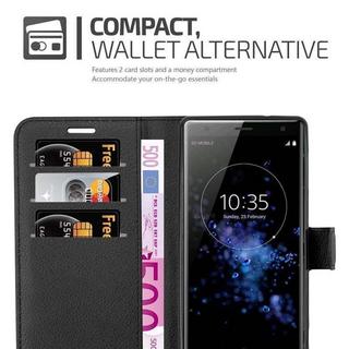 Cadorabo  Housse compatible avec Sony Xperia XZ2 - Coque de protection avec fermeture magnétique, fonction de support et compartiment pour carte 