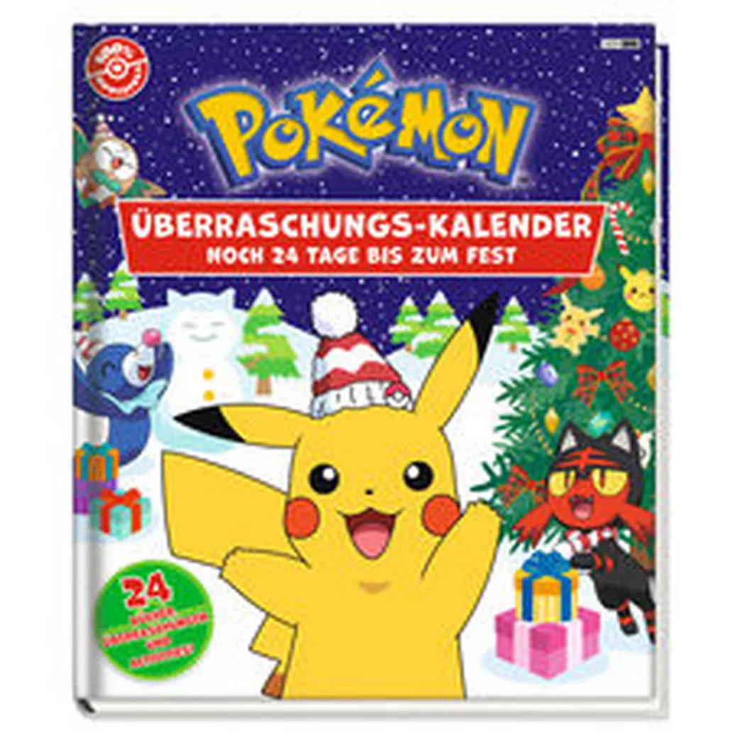 Panini - Pokémon Adventskalender Pokémon Bücher, One Size, Multicolor