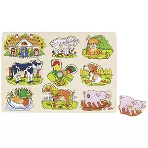 Puzzle Bauernhof mit Tierstimmen (8Teile)