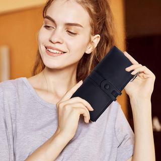 Only-bags.store Grande Portafoglio Vintage in Pelle con Protezione RFID  