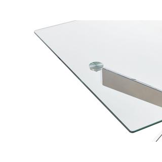 Beliani Table de repas en Verre de sécurité Moderne MARAMO  