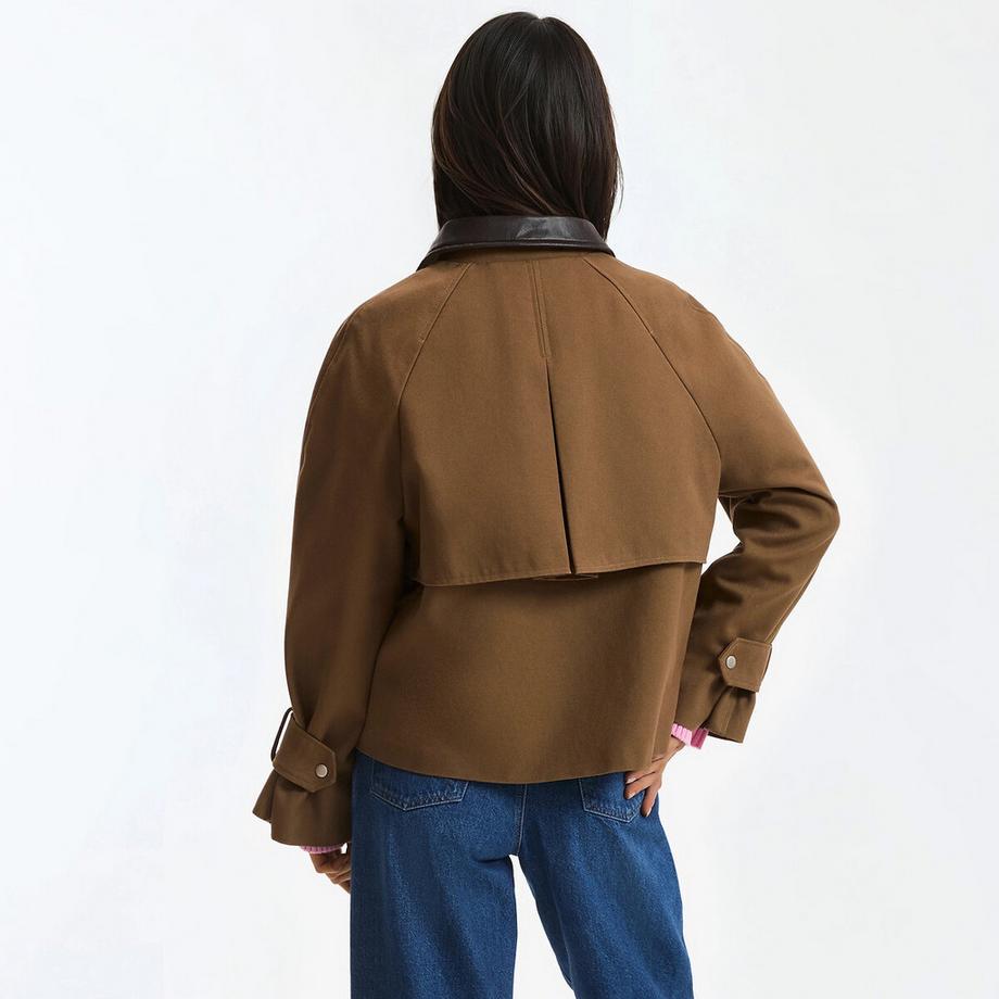 La Redoute Collections  Jacke mit kontrastierendem Kragen 