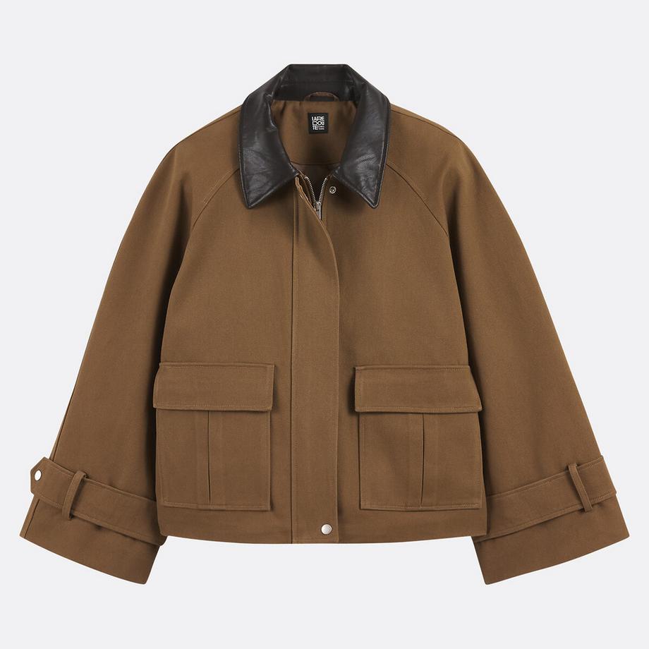 La Redoute Collections  Jacke mit kontrastierendem Kragen 