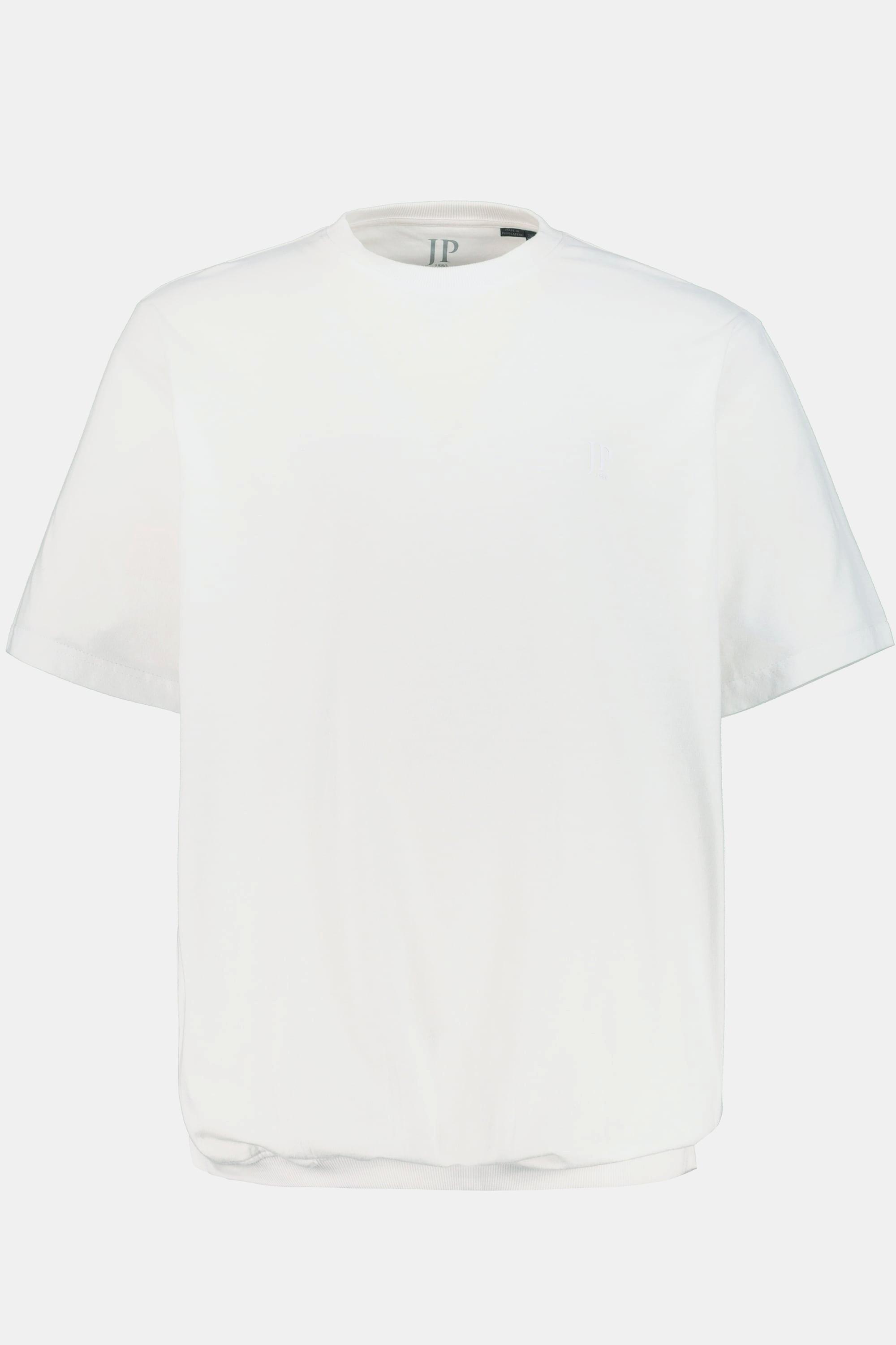 JP1880  T-shirt Basic ventre confort à manches courtes  blanc neige 