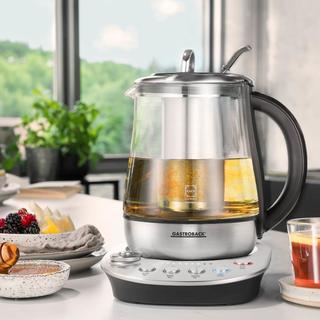 Gastroback Gastroback Design Tea Aroma Plus appareil à thé 1,5 L 1400 W Noir, Argent  