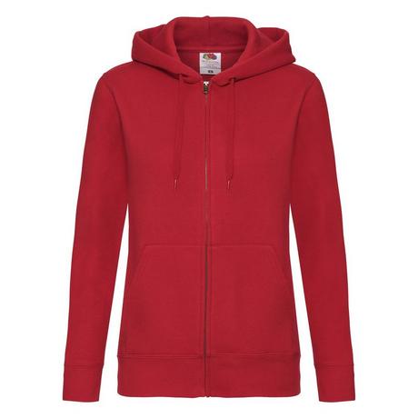 Fruit of the Loom  LadyFit Kapuzenjacke SweatshirtJacke mit Kapuze 