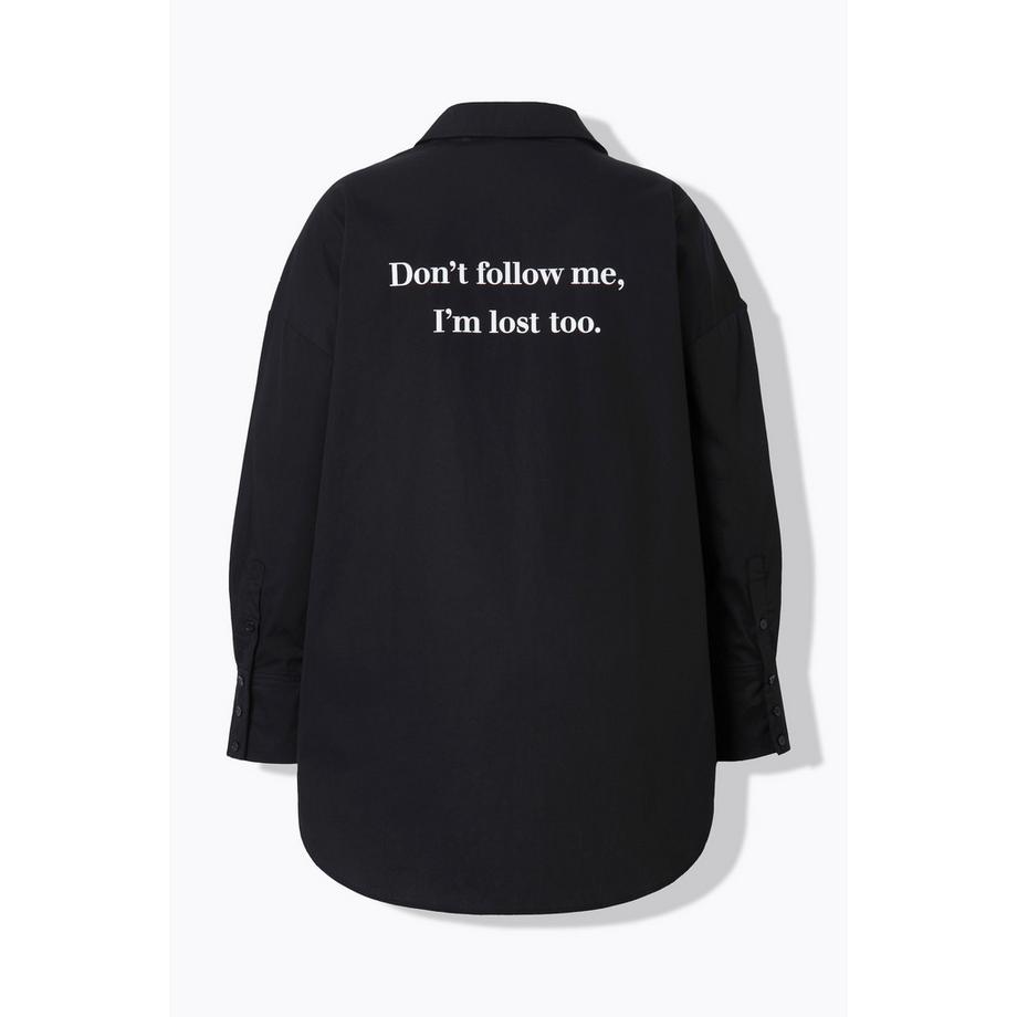 Studio Untold Chemisier Coupe Boxy Imprimé Dos  