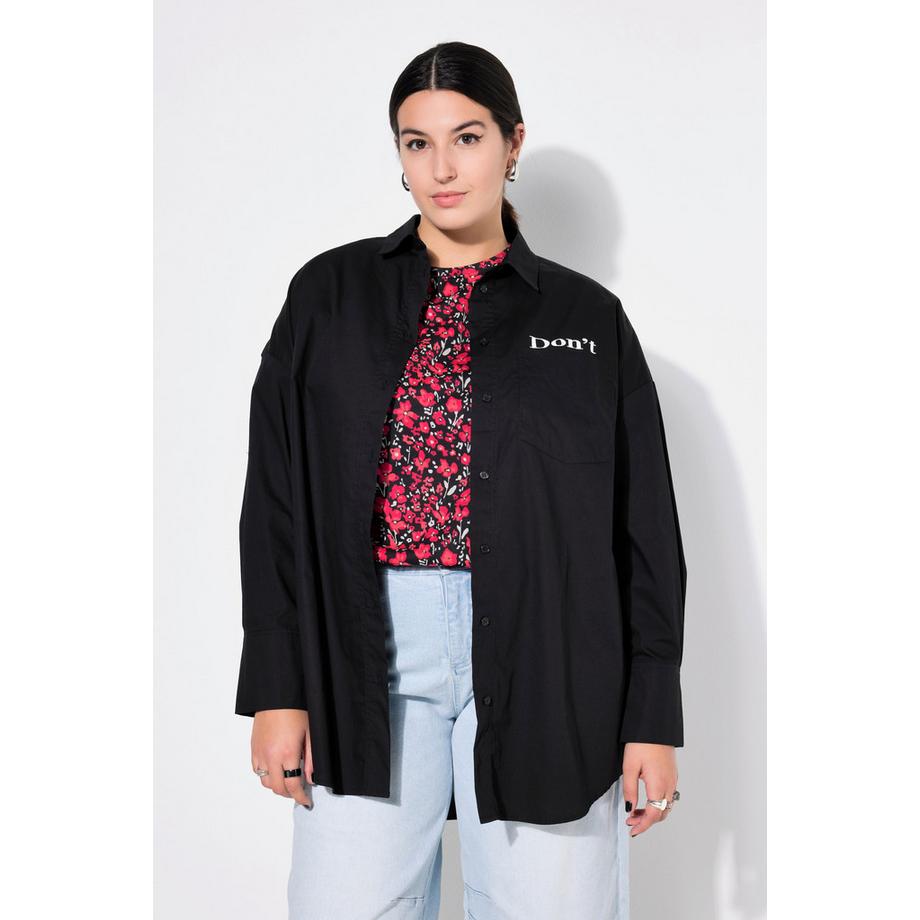 Studio Untold Chemisier Coupe Boxy Imprimé Dos  