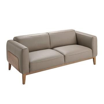 3-Sitzer-Sofa mit Lederbezug