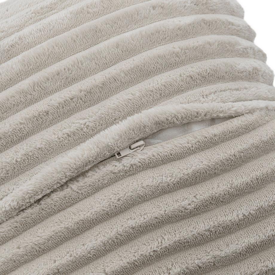 Tectake Poltrona relax Love Rivestimento in velluto, ampio schienale semicircolare  