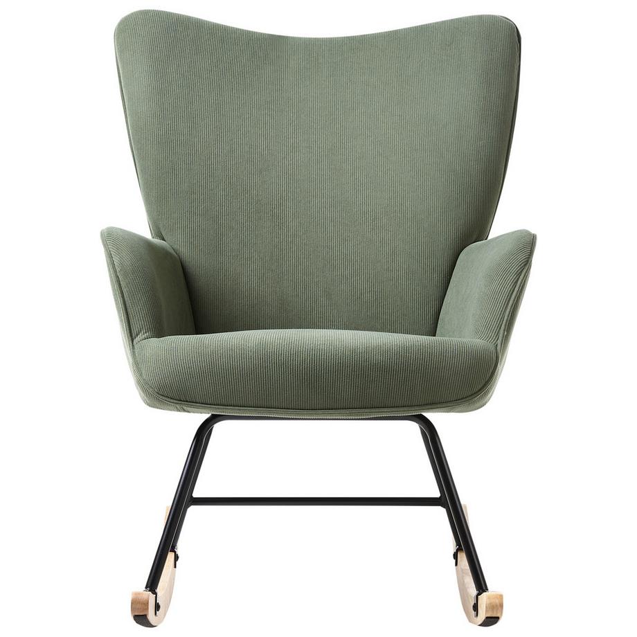 Beliani Schaukelsessel aus Cord  ARSET  