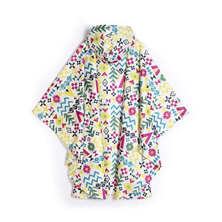 Alopini Poncho antipioggia impermeabile elegante con cappuccio e cerniera  