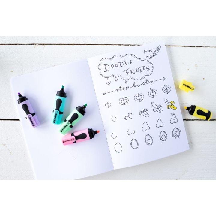 Edding EDDING Textmarker mini 7 1-3mm, Pastell 4 Stück  