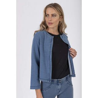 FREDDY Veste Sweatshirt Effet Denim Mini-Clous  