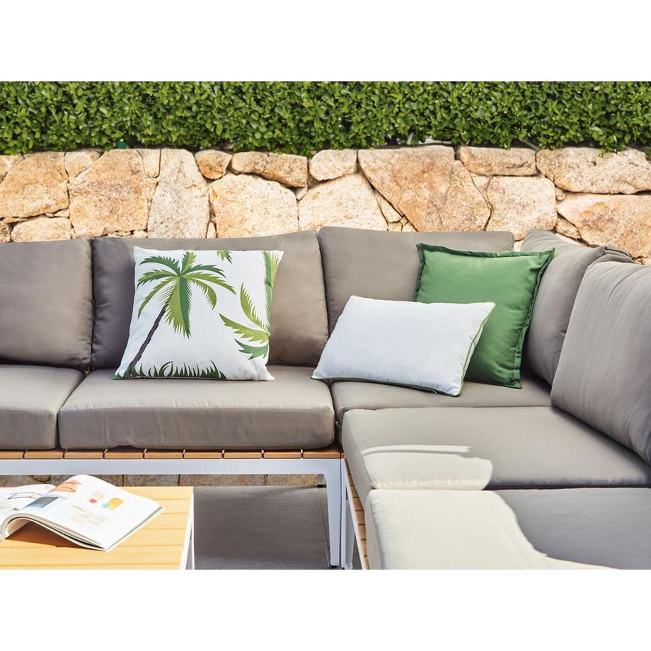 Beliani Lot de 3 coussins d'extérieur en Polyester Moderne SEASIDE  