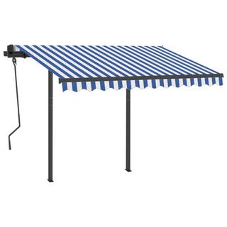 VidaXL Auvent rétractable tissu  