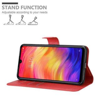 Cadorabo  Hülle für Xiaomi RedMi NOTE 7 Standfunktion, Kartenfach 