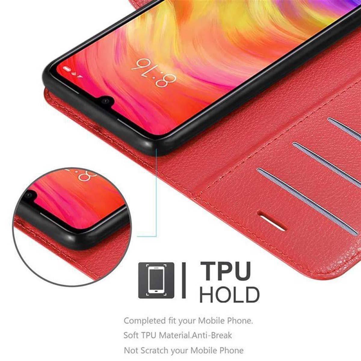 Cadorabo  Hülle für Xiaomi RedMi NOTE 7 Standfunktion, Kartenfach 