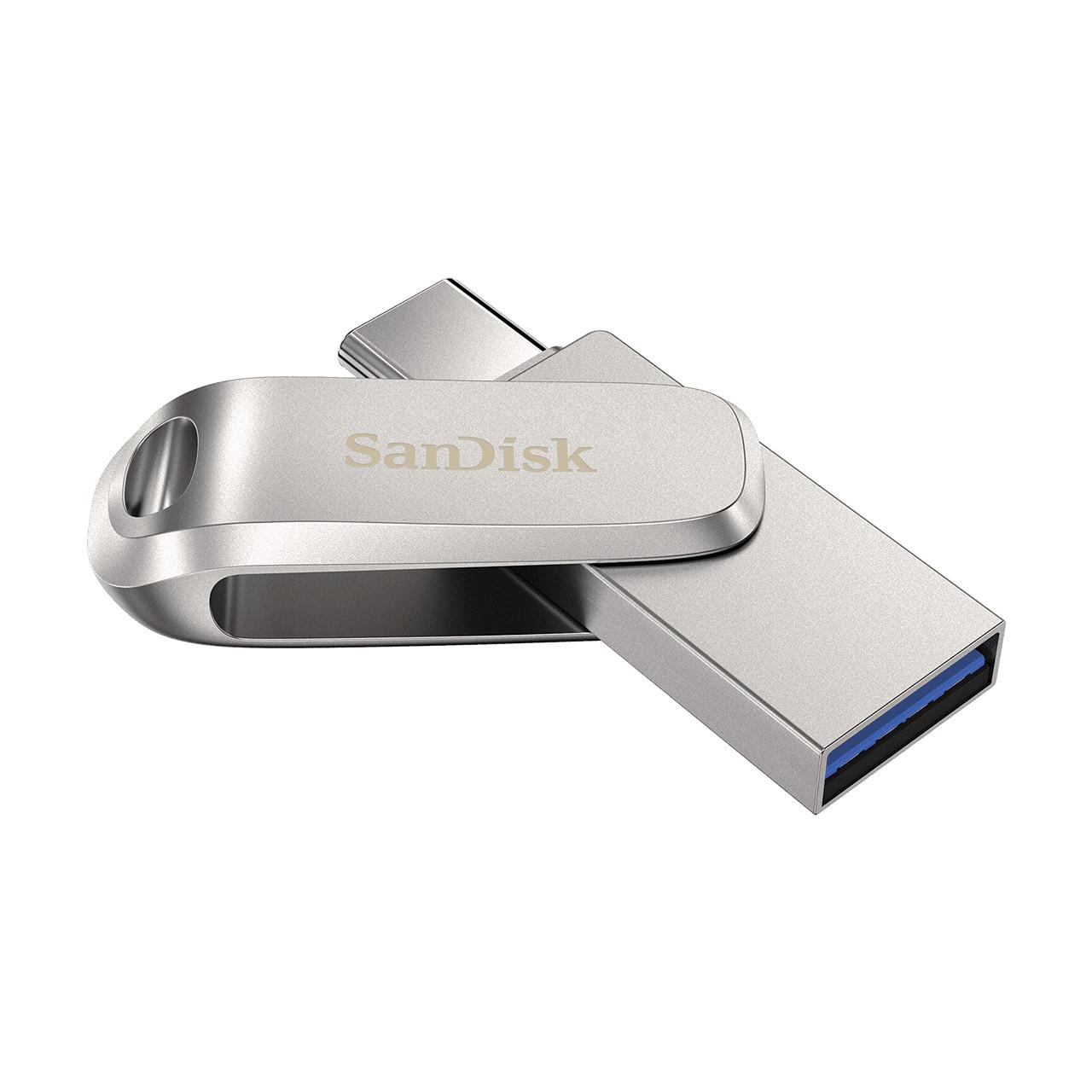 SanDisk  SanDisk Ultra Dual Drive Luxe unità flash USB 64 GB USB Type-A / USB Type-C 3.2 Gen 1 (3.1 Gen 1) Acciaio inossidabile 