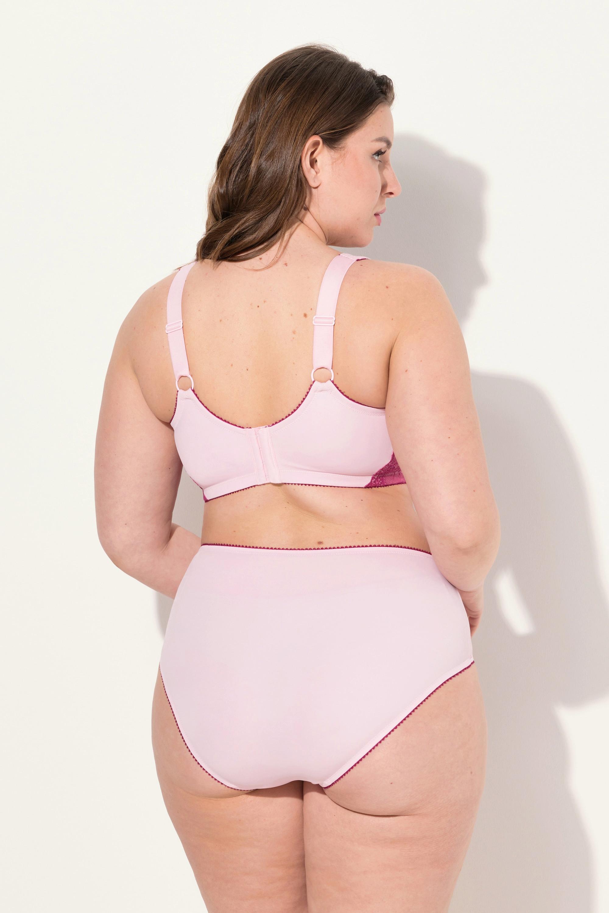 Ulla Popken Reggiseno sostenitivo Pizzo senza ferretto Coppa C-D  