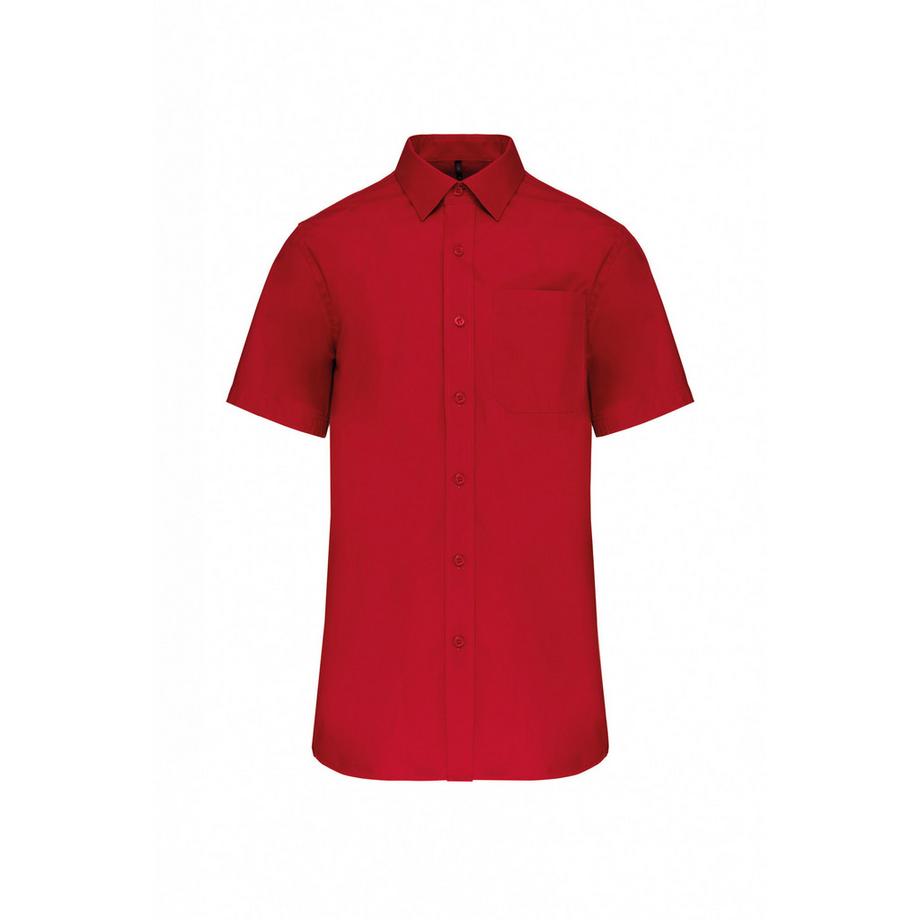 camicia a maniche corte popeine