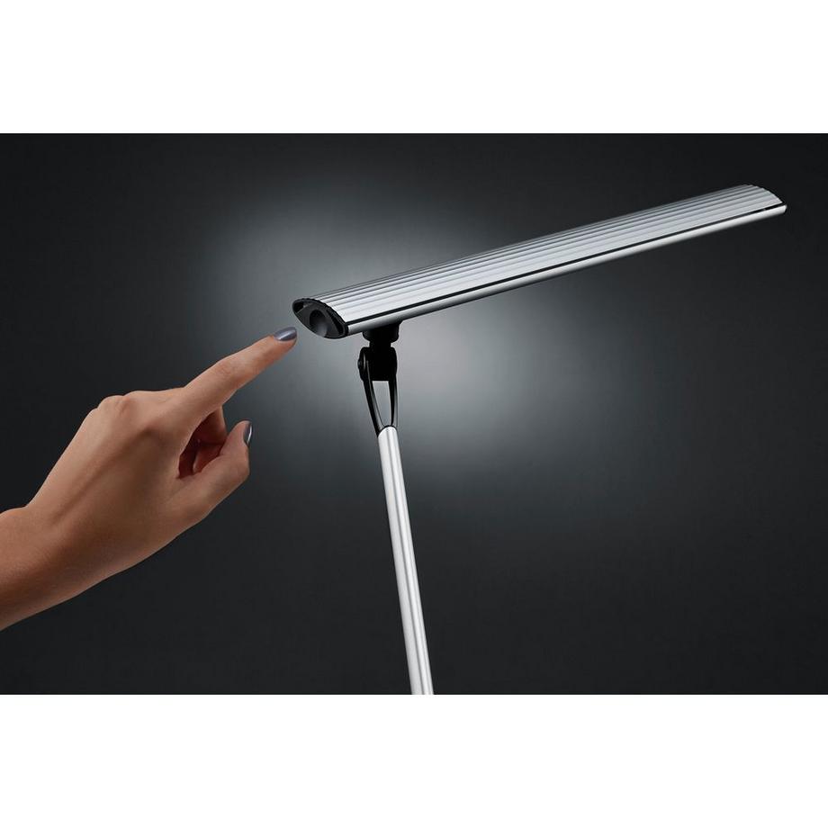 Hansa LED-Tischleuchte DELIGHT, Höhe 570 mm, silber.  