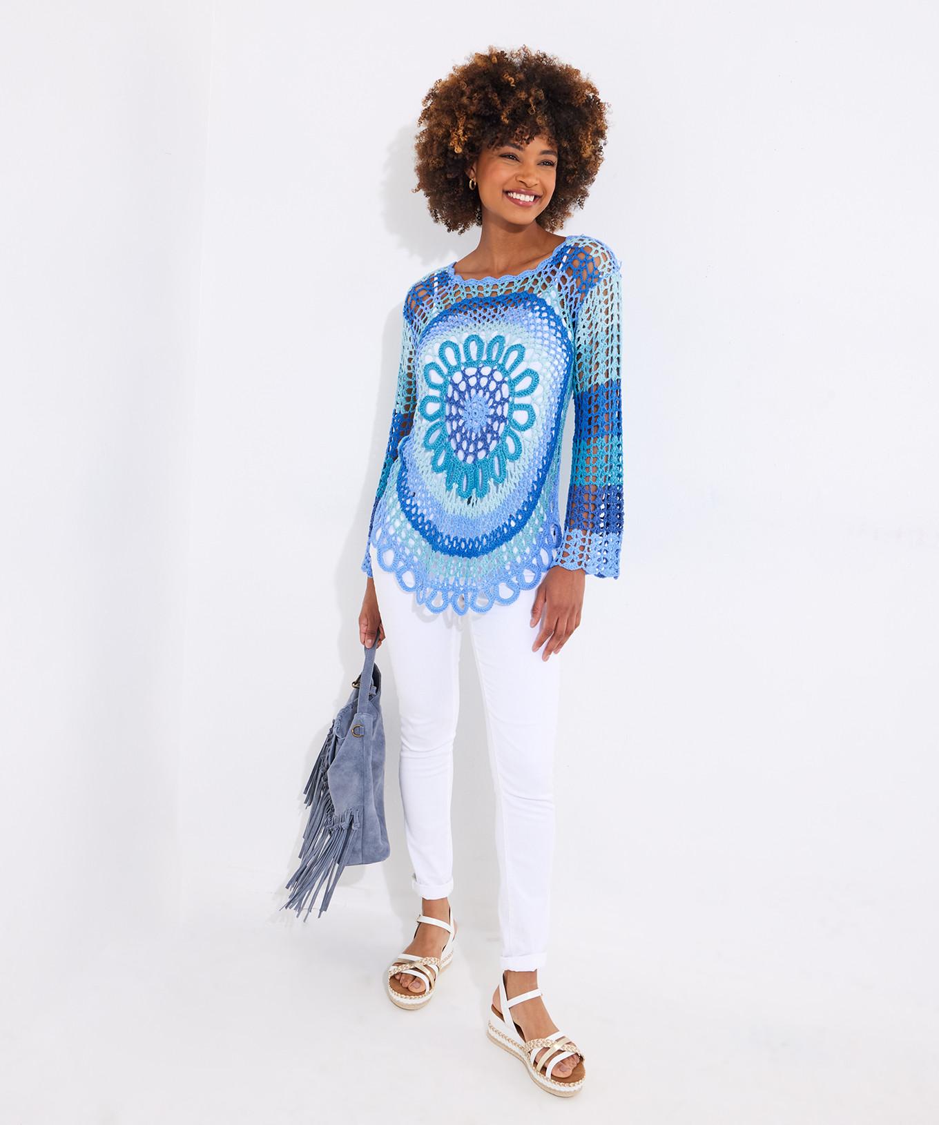 Joe Browns  Boho-Häkelstrick-Pullover 