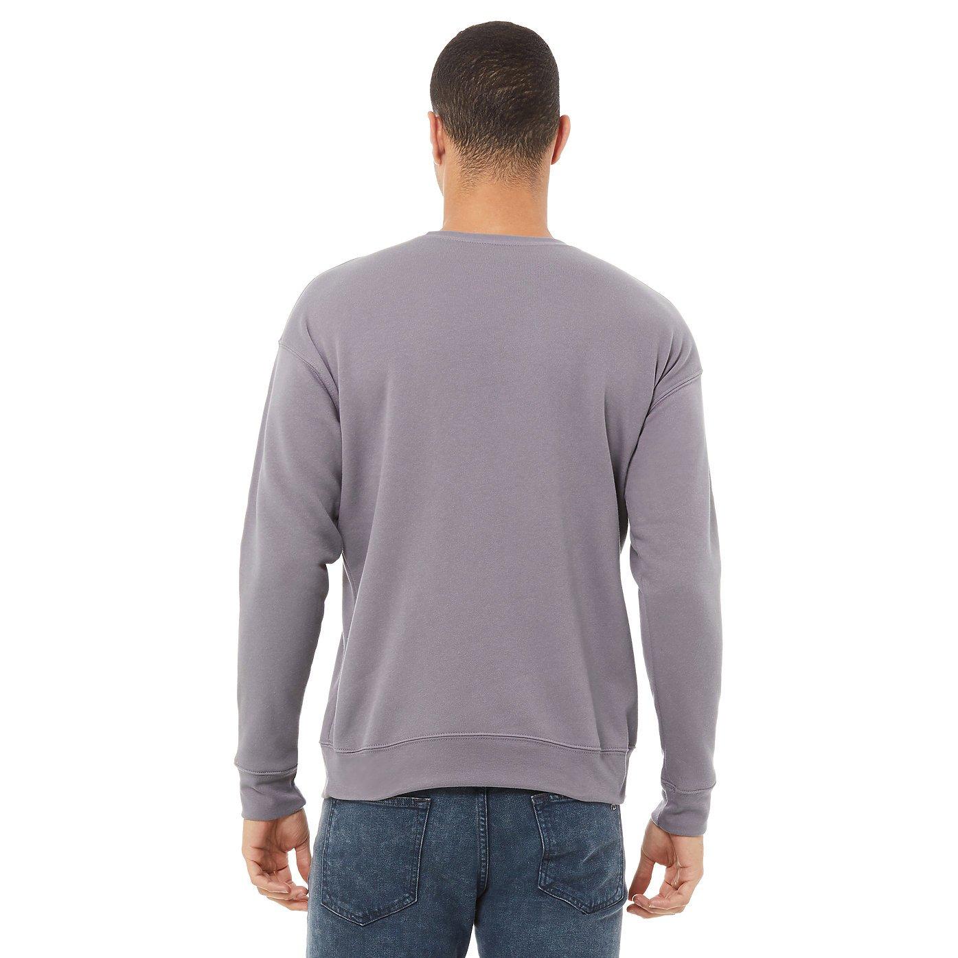 Bella + Canvas  Classic Sweatshirt, Überschnittene Schulter 