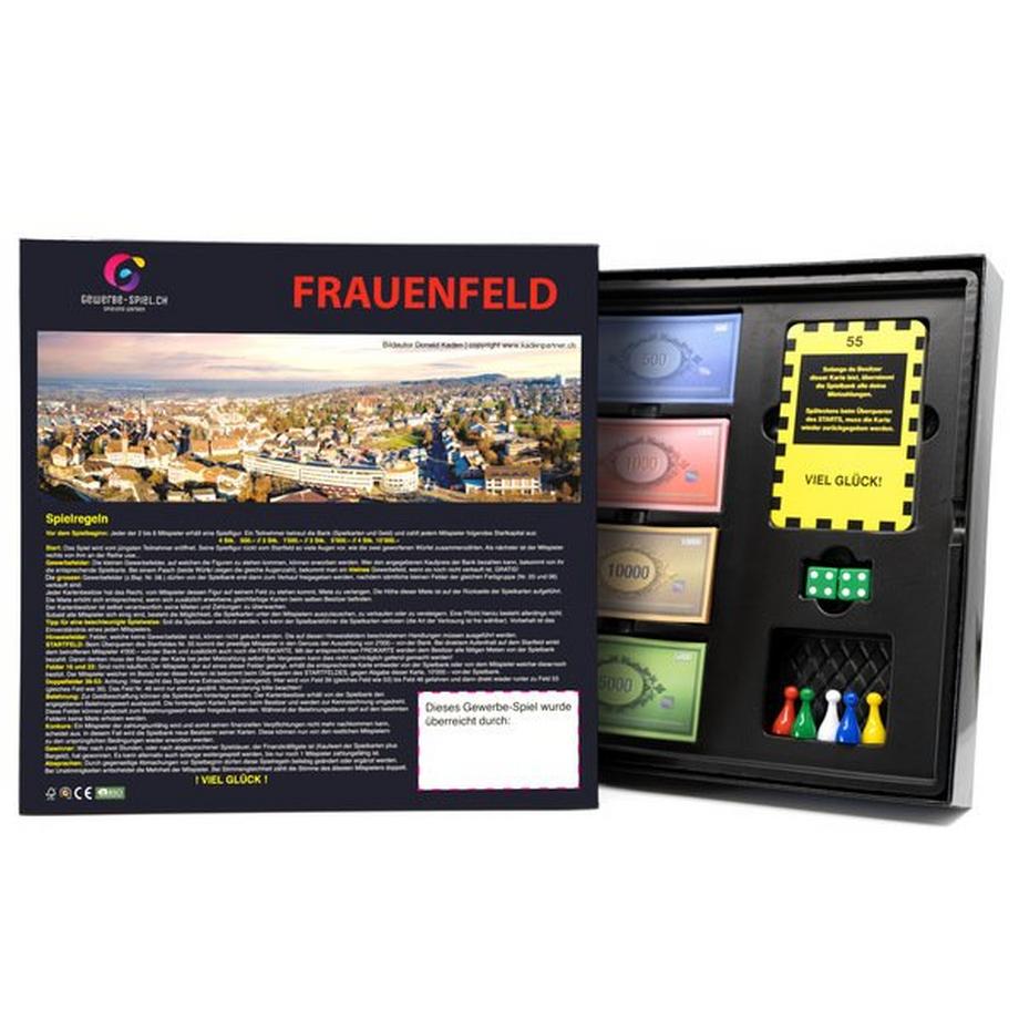 GEWERBE-SPIEL  Brettspiel FRAUENFELD (Deutsch) 