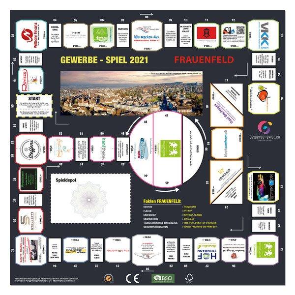 GEWERBE-SPIEL  Brettspiel FRAUENFELD (Deutsch) 