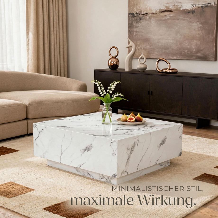 Tectake Table basse LASLEY design minimaliste  