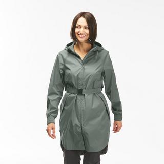 QUECHUA  Veste longue imperméable de randonnée - Raincut 