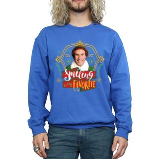 Elf Smiling Is My Favorite Sweatshirt  