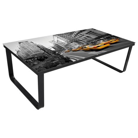 VidaXL Table basse verre  