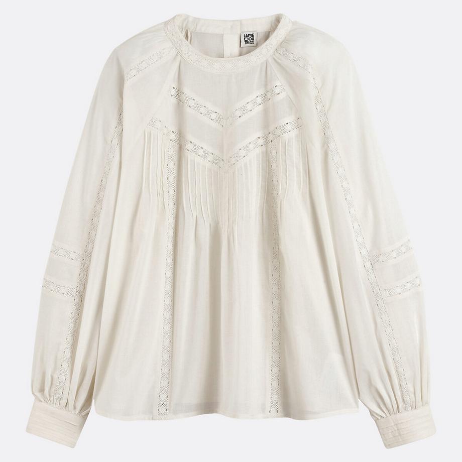 La Redoute Collections Rundhals Bluse  