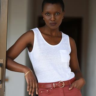 La Redoute Collections Cintura con fibbia color oro  