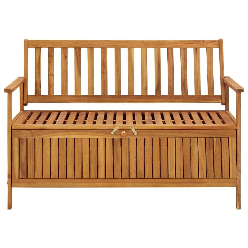 VidaXL Banc de rangement bois  