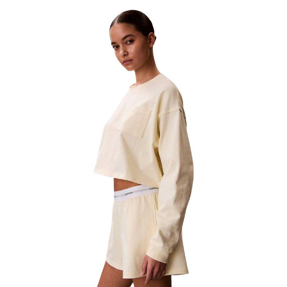 Calvin Klein  Kurzes Top, Langärmlig 