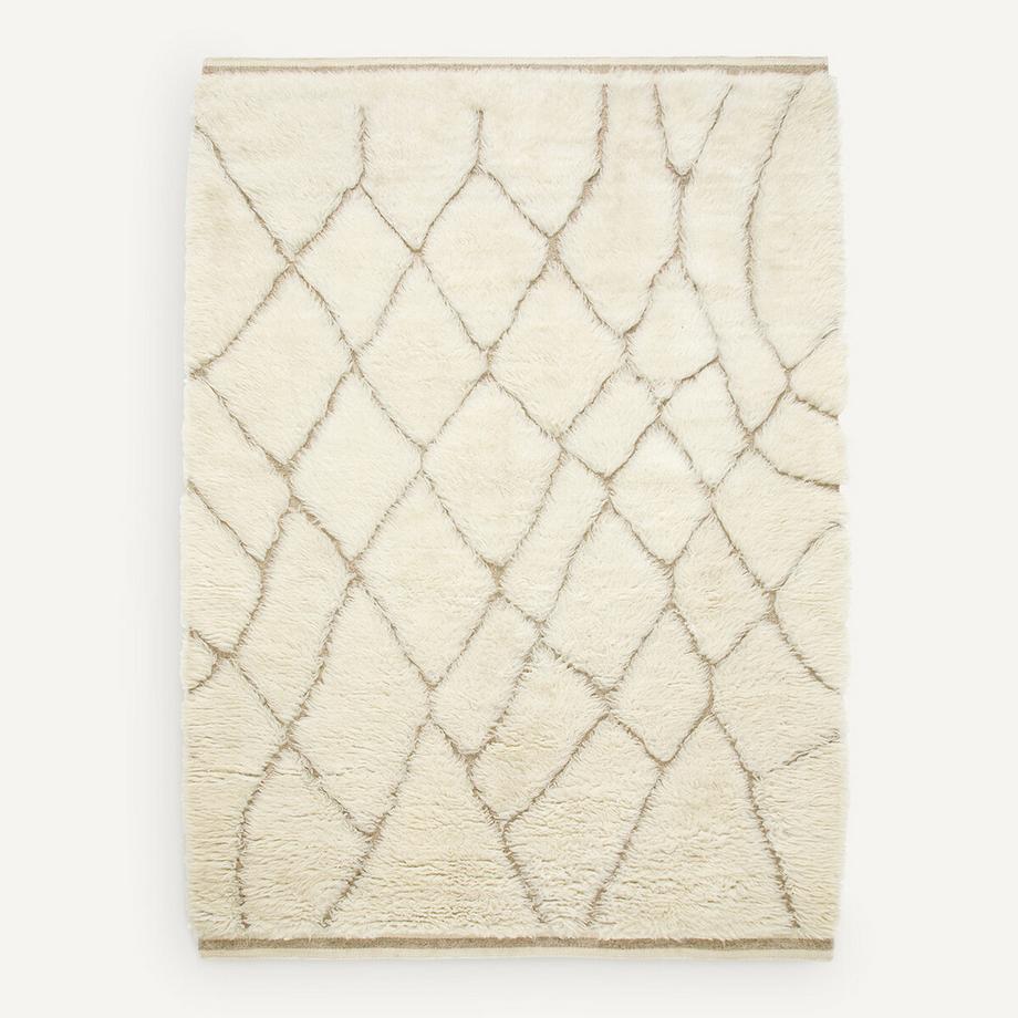 AM.PM Tapis berbère en laine noué main  