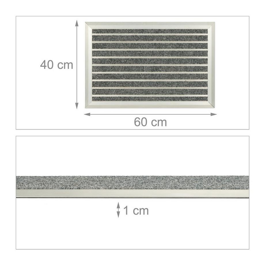 B2X Aluminium-Fußmatte  