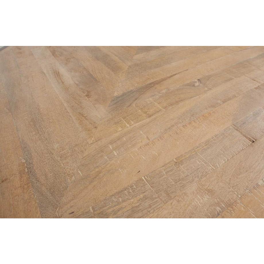 mutoni Esstisch Tablo Mango Herringbone 180x90 Square Fuss  