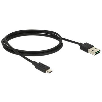 83844 USB Kabel 1 m USB 2.0 USB A Micro-USB B Schwarz