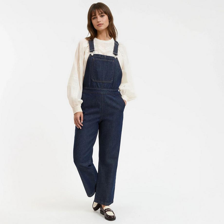 La Redoute Collections Denim Straight Fit Latzhose  