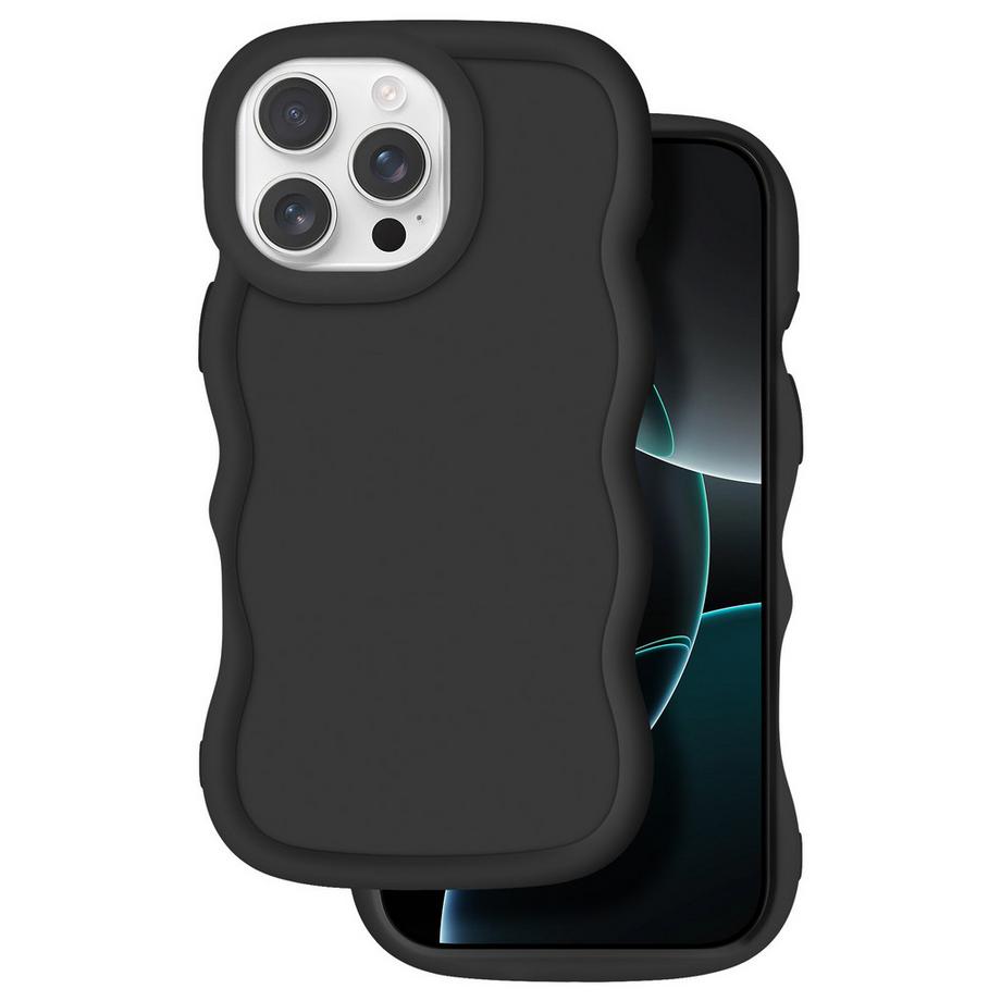 Avizar  Coque Silicone iPhone 16 Pro Max Noir 