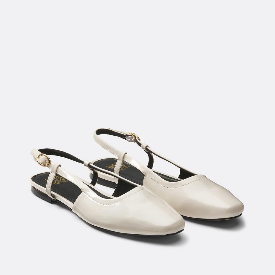 Ballerines vernies slingback