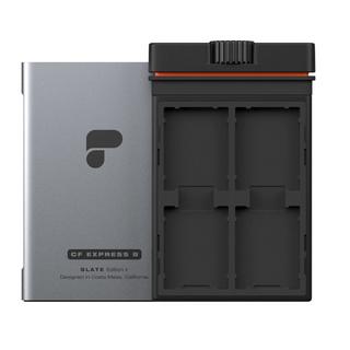 PolarPro  PolarPro Slate II Speicherkarte-Gehäuse 16 Karten Aluminium, Thermoplastisches Elastomer (TPE) Grau 