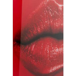 KARE Design Glasbild Red Lips 120x80  