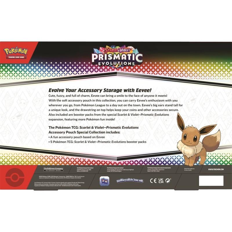Pokémon  TCG: Scarlet & Violet (SV08.5) - 'Prismatic Evolutions' Accessory Pouch Collection - EN 