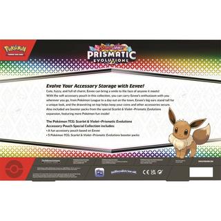 Pokémon  TCG: Scarlet & Violet (SV08.5) - 'Prismatic Evolutions' Accessory Pouch Collection - EN 
